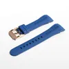 Titta på Bands Reef Tiger Rt Mens Rubber -rem med Buckle for Sport Watches Band Men RGA3503 RGA3532248U