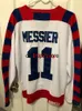 Tani Custom Mark Messier CCM Vintage Hokej All Star Jersey 75. rocznica Patch Stitch dowolne Numer Nazwa Mężczyźni Kid Koszulki Hokejowe XS-5XL