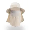 Outdoor Winddicht Zonhoed Masker Verwijderbare Sjaal Ademend Mesh GLB voor vissen Fietsen Wandelen Camping Hoeden WLL925