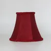 Лампы чехлы Shades Dio15cm Винтажное красное вино цветные абажуры, DIY маленький ткань потолочный люстр световой столовой стол, клип на
