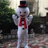 Halloween röd halsduk snögubbe maskot kostym tecknad frukt anime tema karaktär jul karneval fest fancy kostymer vuxna storlek födelsedag utomhus outfit