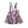 Meisjesjurken Pudcoco 0-4t Jurk 2022 Merk Mooie Peuter Baby Kid Baby Meisje Bloemen Totaal Rok Party Princess Strap Kleding Outfits