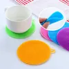 new Kitchen Silicone Washing Scrubbers Multifunctional Round Shape tool DH9480