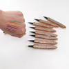 Partihandel 8 Färg Eyeliner Självhäftande ögonfodral 2 i 1 Magic Lashliner Vattentät Eyelash Makeup Tool Print Private Logo Pen