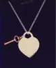 Collana pendente di lusso progettista collana regalo cuore classico cuore donna uomo moda oro argento lussurys gioielli designer