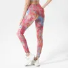 Pocket Tie dye Leggings Women High Waist Gym Leggings Sports Fitness Push Up Pants Workout Running Leggins 211014