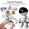 1080P Robot kamera IP kamera ochrony 360 WiFi bezprzewodowa 2MP kamera telewizji przemysłowej inteligentny domowy nadzór wideo P2P Mini niania elektroniczna Baby Monitor H1117