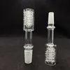 New 10mm 14mm 18mm Quartz Tips Drip Tester Straw Tube Tip Hookah for Mini Nectar Collector Kits Male Female Smoking Nail
