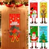 HUIRAN Merry Appeso Bandiera Decorazioni per la porta di casa Ornamenti di Natale Xmas Decor Navidad Anno Y201020