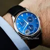 Top Master Ultra Thin 1378480 Automatic Mens Watch Reserve de Marche Power Reserve Sapphire Q1378480 Blue Dial Gents Sport Watches Leather Strap