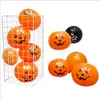 Halloween latex ballong 10 tum dekoration leksak snabb laddning pumpa lykta glödande barns semestergåva