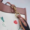 Toppkvalitet Kvinnor Tote Äkta Läder Designer Handväska Axelväskor Vanligt Blommigt Canvas Letter Open Hard Baguette Interiör Zipper Ficka Luxury Messenger Bag mm