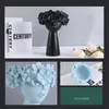 Nordic Home Decoration Resin Vase Staty Skulptur Makeup Brush Storage Box Penhållare Kreativ blomkruka Konsttillbehör