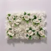 Dekoracyjny panel kwiatowy do ściany kwiatowej ręcznie robione liść sztuczne jedwabne kwiaty ślubne dekoracje ścienne baby shower impreza