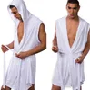 Roupa de roupas de sono masculina 1PCS Robes de banheira Manview Robe para homem masculino sexy kimono seda sono