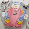 Kawaii skateboarding sapo hoodie enorme camisola doce sweet-down colar moletó para as mulheres roupas femininas coreanas femininas 210721