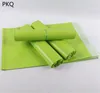 100pcs Colorful Small Logistics Courier Bag green lope Mail Self Adhesive Seal Plastic Pouch Y200709