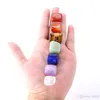 Irregular 7 Chakra Stone e Minerais Natural Cristal Reiki Yoga Chakras Cura pedras para novidade Pingente Muitas cores 6 8cm ZZ