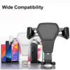 Zwaartekracht Auto Mount voor Mobiele Telefoon Houder Auto Air Vent Clip Stand Mobiele Telefoon GPS-ondersteuning voor iPhone 11 XS X XR 7 SAMSUNG HUAWEI