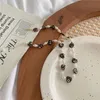 Naszyjniki wisiorek Lovoacc Boho Lato Miłość Kwiat Żywica Chokers Naszyjnik Dla Kobiet Symulacja Pearl Stone Multicolor Akcesoria