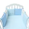 Conjuntos de roupa de cama 6 pçs/conjunto protetor de berço 30 cm * 30 cm protetor de cabeça trançado para cama de bebê na barreira macia protetora para berço nascido