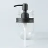 Black Mason Jar Soap Dispenser Lids Rust Proof 304 Stainless Steel Liquid Small Head Lotion Pump for Kitchen and Bathroom Jar not Included DH5899