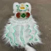 Classic Kid Lion Dance Tance Tance Costumot Age 5-10 14-дюймовый мультфильм шерстяные опоры Sub Play забавный парад наряда одежды спортивный традиционный партийный карнавал