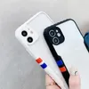 러닝 신발 케이스 가장자리 미끄럼 방향 다시 Amplent Acrylic Acrylic Shockprove 커버 렌즈 iPhone 8 X XS XR 11 12 Pro Max 보호 케이스