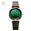 Top Shengke Womens Watches Quartz Movement Ladies Wristwatch Leather Strap For Women Fashion Analog Dial Pin Buckle Wristwatches Watches