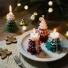 Christmas tree aromatherapy candle Hand-made soybean wax For Home Decor Po Props DIY Candle Birthday Gift Souvenir ZC692