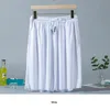 Pantaloncini da uomo Pantaloni a cinque punte estivi in seta di ghiaccio Sezione sottile Abbigliamento sportivo casual da spiaggia a casa