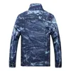 Irregular Tie-dye Men's Casual Loose Jacket 2022 Autumn Winter Hip Hop Streetwear M-5XL Male Fashion Slim Fit Jeans Coat