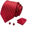 Мужские галстуки красных горошек свадебный галстук для мужчин галстук дизайнер