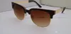 2023 Роскошные дизайнерские солнцезащитные очки Высококачественные металлические шарнирные солнцезащитные очки Мужские стеклянные женщины Sunglasse UV400 Unisex с Origina2522
