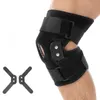 1Pair Adjustable Pressurized Knee Brace Knee Support with Side Stabilizers for Recovery Aid Patellar Tendon Arthritis Basketball Q0913