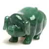 2.36 inch Height Natural Green Aventurine Quartz Pig Pet Figurines Crystal Healing Reiki