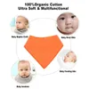 8Pcs/Set Cute Triangular Saliva Towel Baby Burp Cloths Bandanas Babe Bibs Cotton Bandana Drool Bib