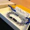 Modeontwerpers armband roestvrij staal zilveren ketting armbanden voor heren en dames feestliefhebbers geschenk hiphop sieraden