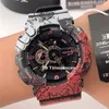 Мужские спортивные iced out watch цифровые Quartz Watch Светодиодные двойные дисплеи. Автоматическая рука поднимайте легкие водонепроницаемые и Shockpr215w