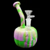 Wasserpfeifen Silikonöl-Rigs Glasbong Shisha Halloween Kürbis Wasserpfeife Rauchöle Pfeifen Tabak Bubbler