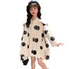 Meisjesjas Jacket Big Dot Casual Style Childrens 'Lente Herfst Kinderkleding 6 8 10 12 14 210528