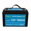 Batterie de remplacement au plomb, 12V, 100ah, 200ah, 300ah, LiFePO4, pour voiturettes de Golf, camping-car, offre spéciale