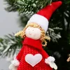 Natale Little Angel Girl Doll Ornamento da tavolo Decorazioni per l'albero di Natale Forniture per feste Articoli per l'arredamento del desktop w-00819