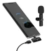Micrófono Lavalier inalámbrico K2 para IOSAndroid Mini micrófono dual inalámbrico con YouTube Facebook Vlog TikTok