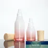 Packning flaskor kosmetisk behållare återfyllningsbar flaska körsbär röd glas kräm burk spray essens lotion pump 50g 40 ml 100ml fabrikspris expert design kvalitet senast