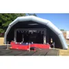 32.8ft large grey inflatable stage cover air roof blow up giant marquee tent for performance