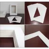 Färgglada fyrkantiga träram Po Wall Art Decor Table Bilder Hängande Födelsedaggåvor Heminredning 210611