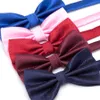 Mężczyźni Krawaty Moda Butterfly Party Wedding Bow Tie Dla Chłopców Dziewczęta Cukierki Solid Color Bowknot Cały Akcesoria Bowtie