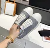 Zapatos de lona a rayas clásicas para mujer, zapatillas de deporte informales de cuero con cordones para hombre