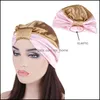 Kepsar hattar aessories baby, barn moderskap kvinna elastisk silkeslen fläck turban hatt cancer kemo beanies cap kemoterapi huvudbonader wrap pläterad